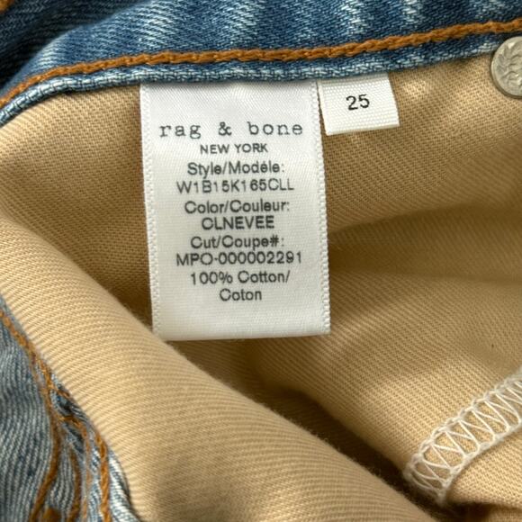 Rag & Bone Blue Denim Mini Skirt Size 25 - Picture 8 of 10